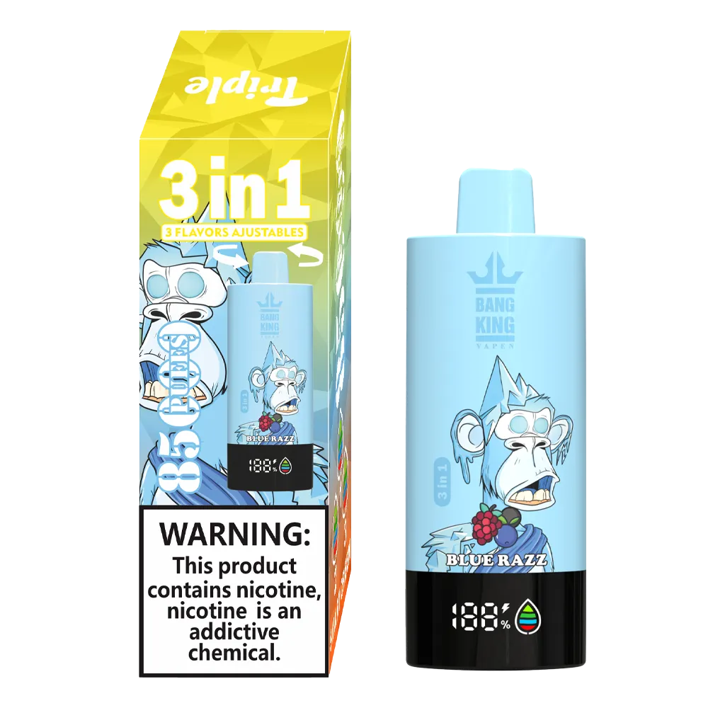 Bang King Triple 85K 3‑in‑1 Disposable Vape | 85.000 Puffs | Triple Flavor Pods