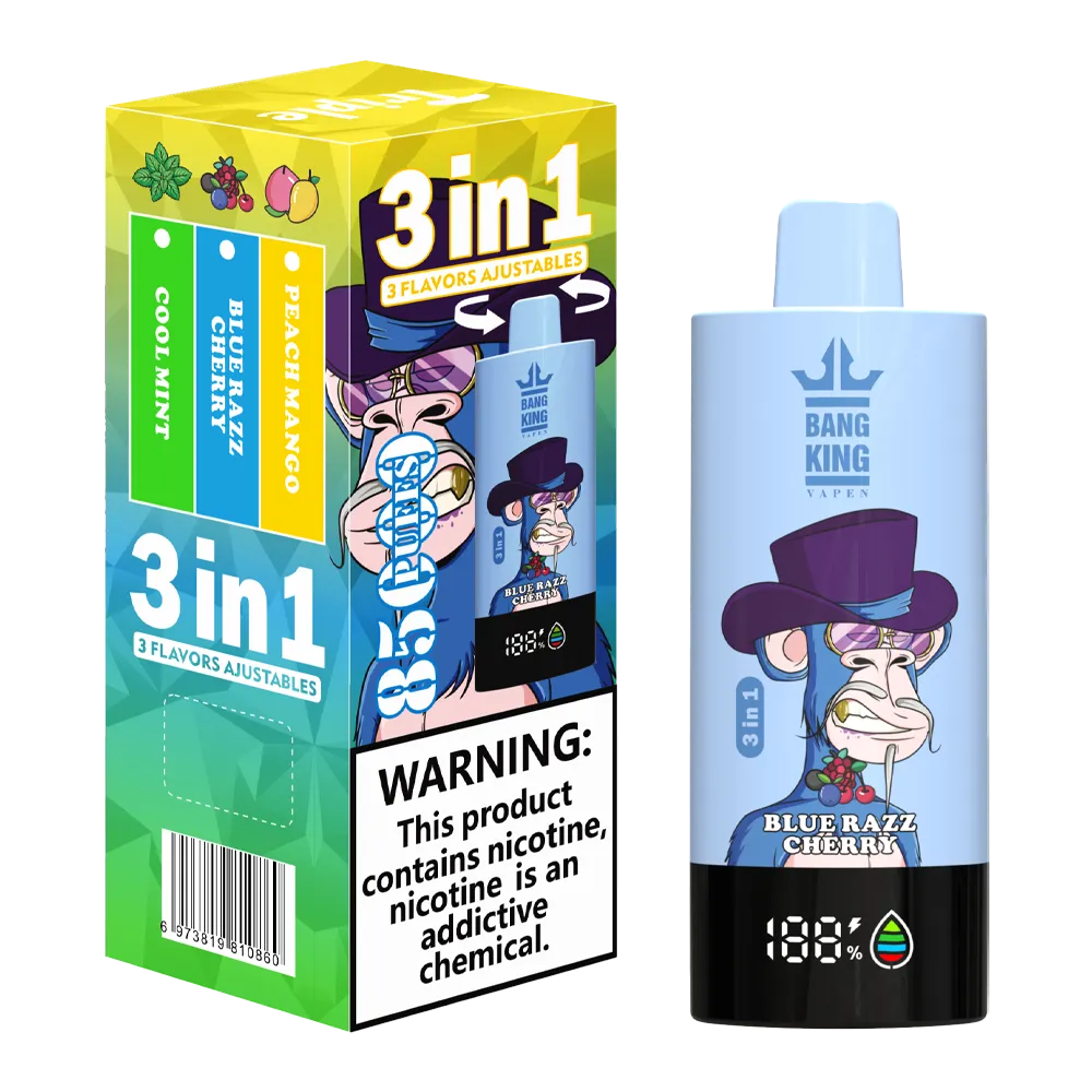 Bang King Triple 85K 3‑in‑1 Disposable Vape | 85.000 Puffs | Triple Flavor Pods