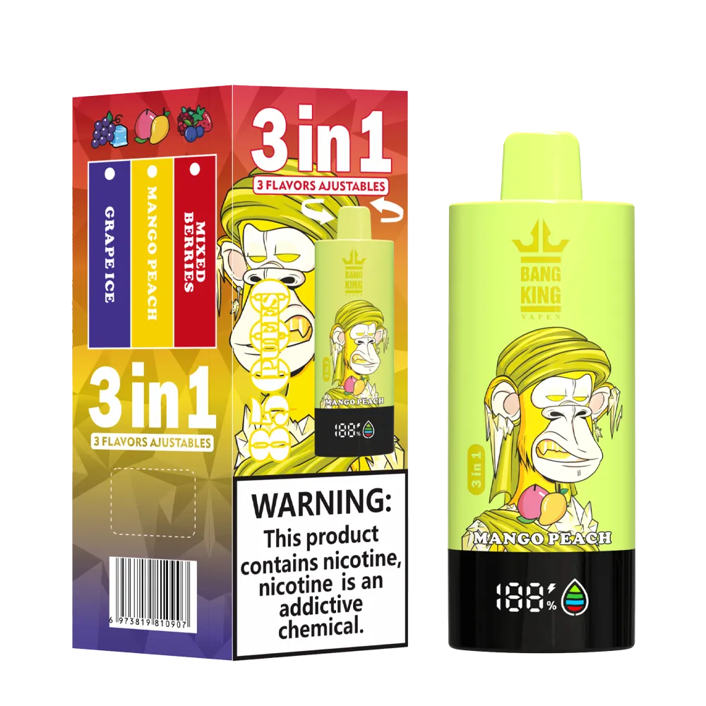 Bang King Triple 85K 3‑in‑1 Disposable Vape | 85.000 Puffs | Triple Flavor Pods