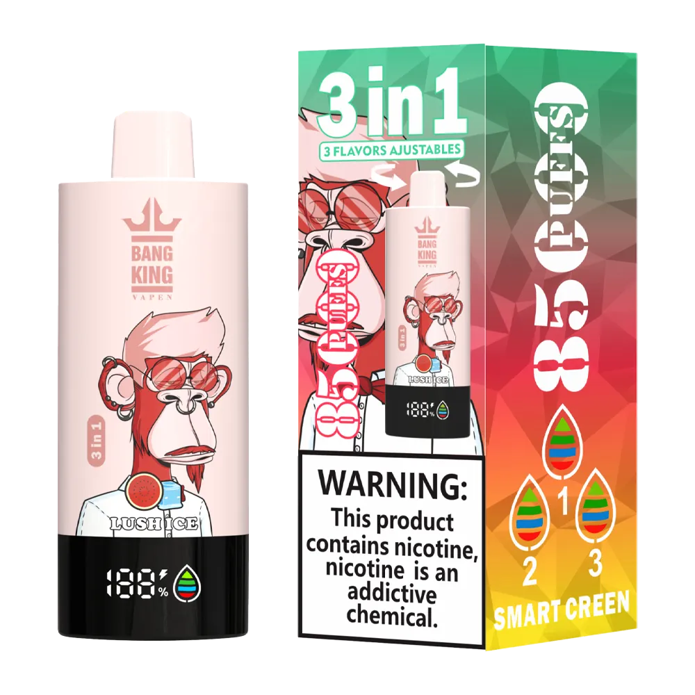 Bang King Triple 85K 3‑in‑1 Disposable Vape | 85.000 Puffs | Triple Flavor Pods