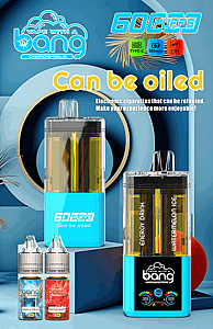 Bang 60K Refillable 2-in-1 Disposable Vape – 60.000 Puffs | Dual Flavor | Refill Kit Compatible