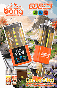 Bang 60K Refillable 2-in-1 Disposable Vape – 60.000 Puffs | Dual Flavor | Refill Kit Compatible