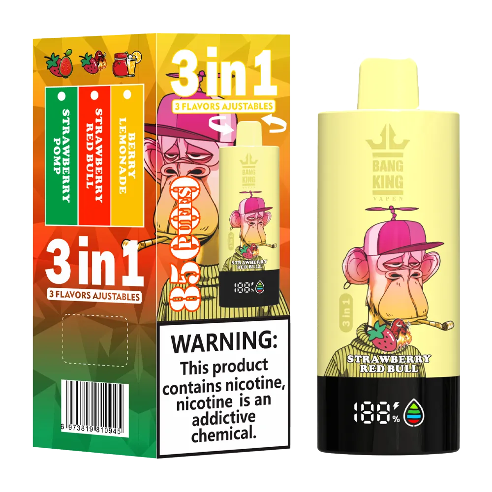 Bang King Triple 85K 3‑in‑1 Disposable Vape | 85.000 Puffs | Triple Flavor Pods