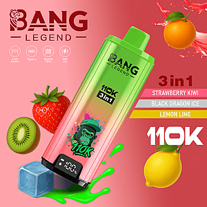 Bang Legend 110K Puffs Disposable Vape – 12 Flavors | 3 in 1 Flavors