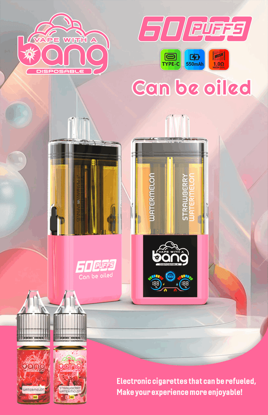 Bang 60K Refillable 2-in-1 Disposable Vape – 60.000 Puffs | Dual Flavor | Refill Kit Compatible