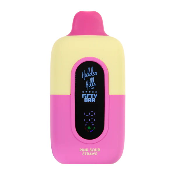 Pink Sour Straws Hidden Hills x Fifty Bar 20K