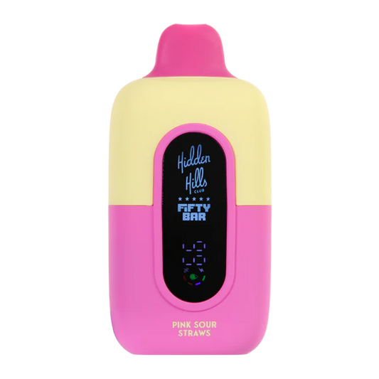 Pink Sour Straws Hidden Hills x Fifty Bar 20K