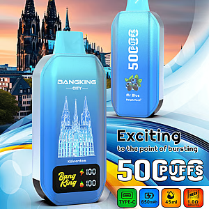 Bang King 50K City Edition Disposable Vape – 50.000 Puffs | World Landmark Flavor Collection