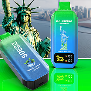 Bang King 50K City Edition Disposable Vape – 50.000 Puffs | World Landmark Flavor Collection