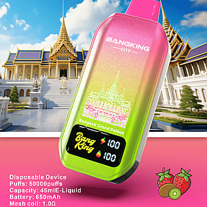 Bang King 50K City Edition Disposable Vape – 50.000 Puffs | World Landmark Flavor Collection