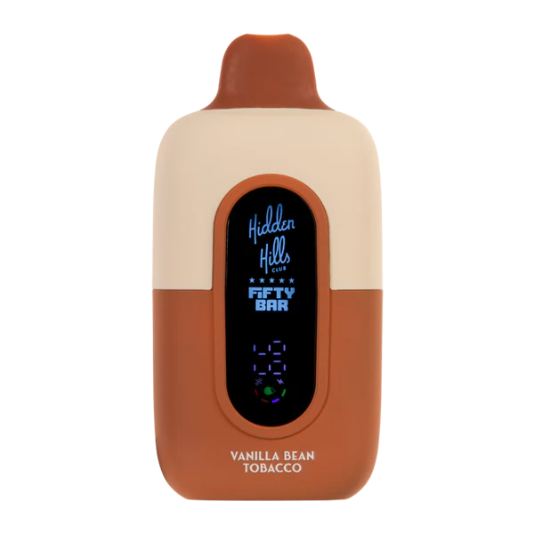 Vanilla Bean Tobacco Hidden Hills x Fifty Bar 20K