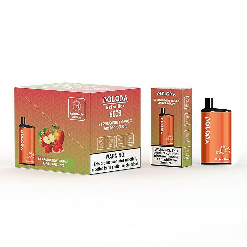 DOLODA Extra Box 6000 Puffs 2% 5% Nicotine Rechargeable Disposable Pod