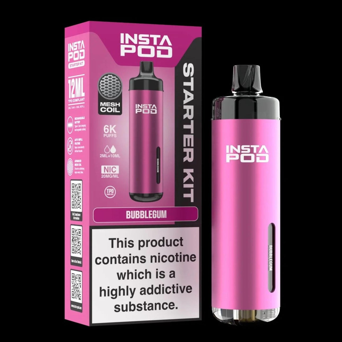 Insta Pod 6000 Prefilled Pod Vape Kit | Box of 5