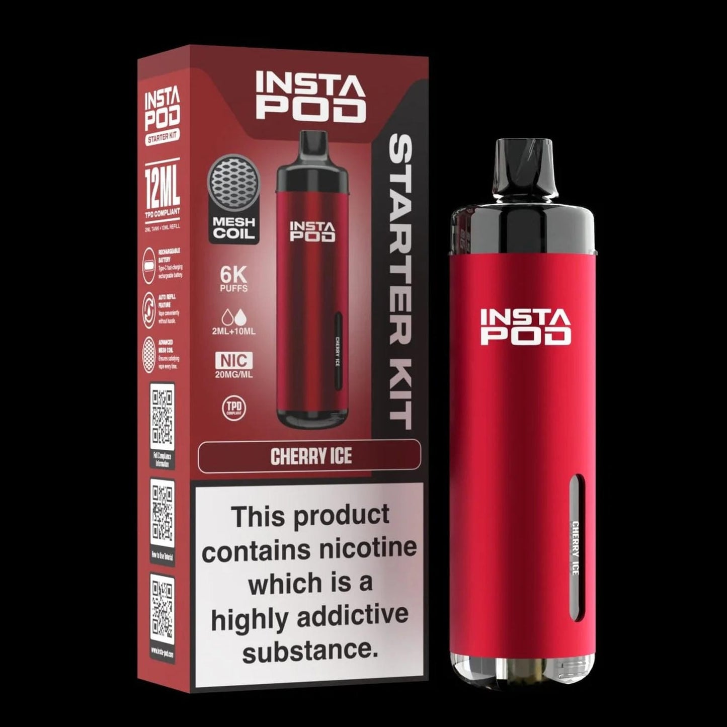 Insta Pod 6000 Prefilled Pod Vape Kit | Box of 5