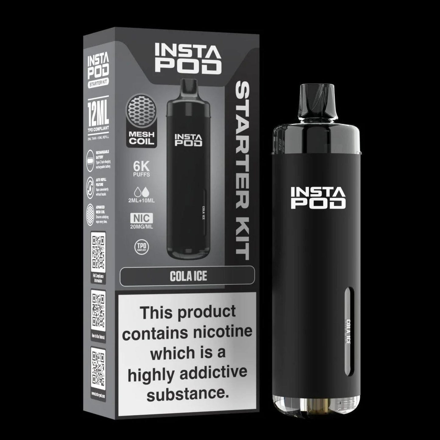 Insta Pod 6000 Prefilled Pod Vape Kit | Box of 5