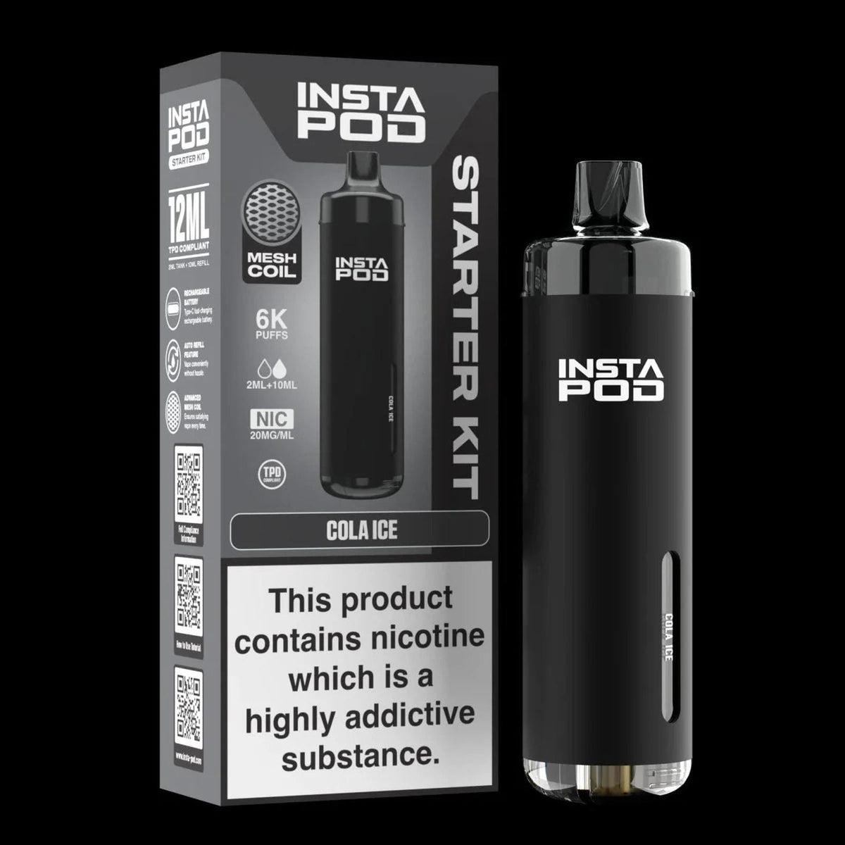 Insta Pod 6000 Prefilled Pod Vape Kit | Box of 5