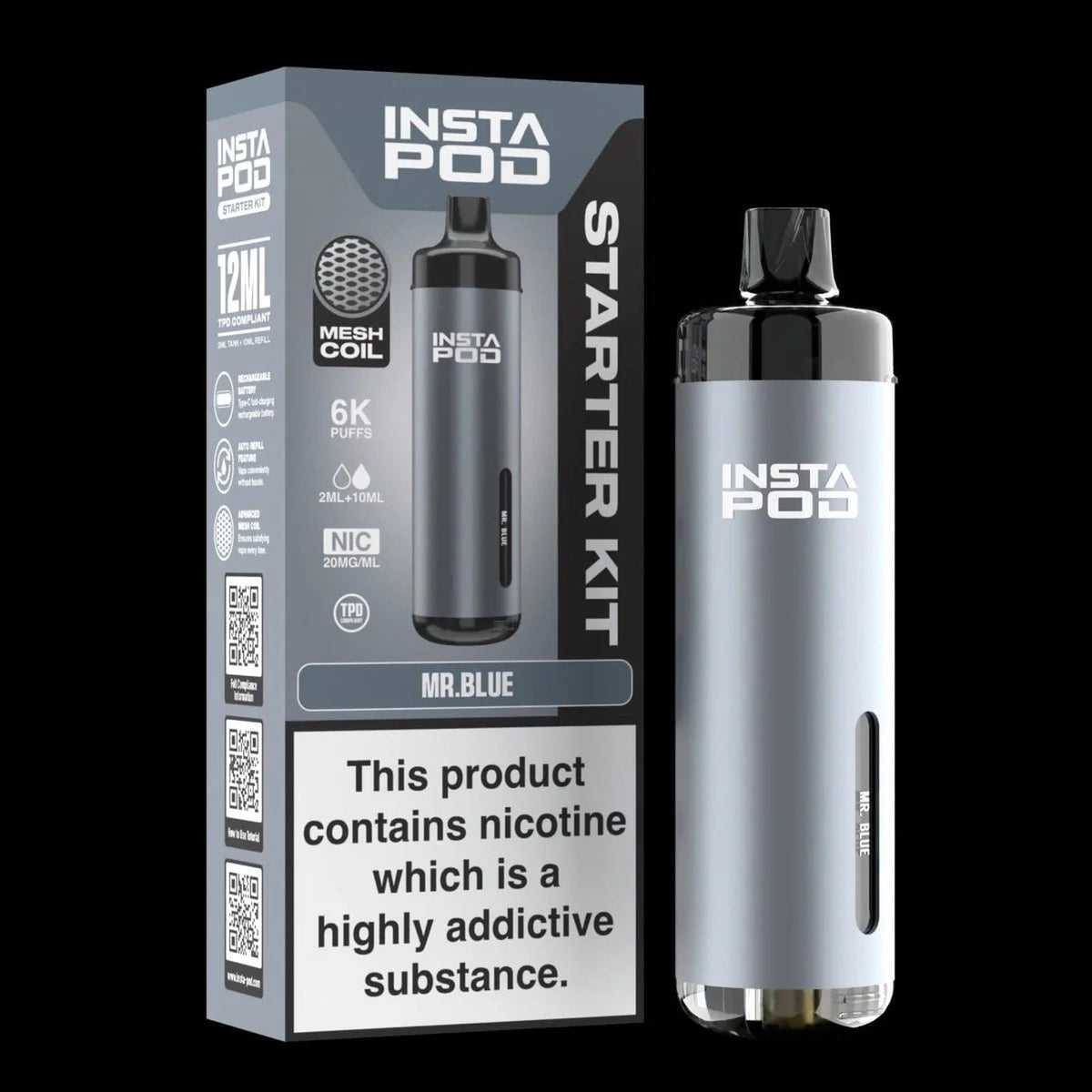 Insta Pod 6000 Prefilled Pod Vape Kit | Box of 5