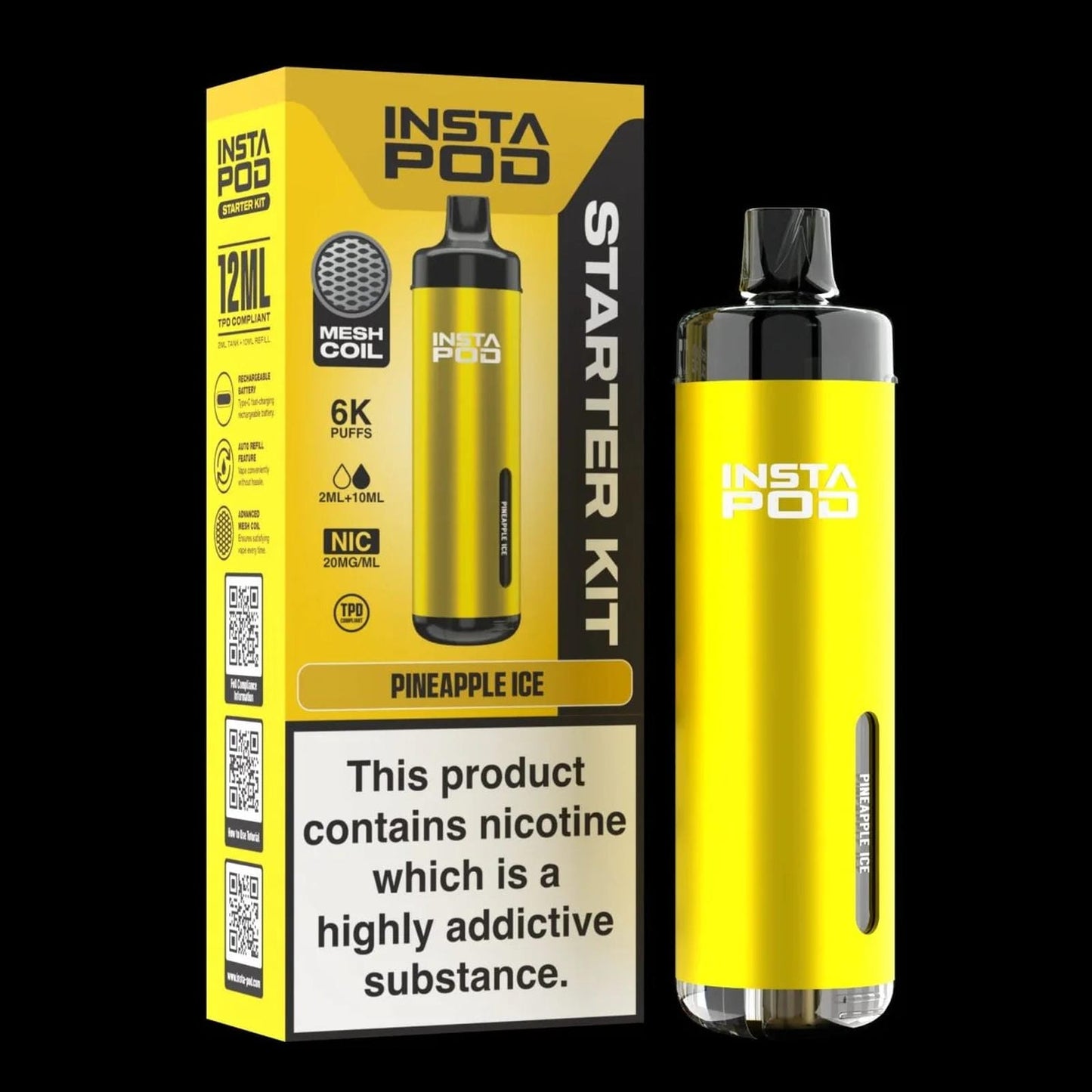 Insta Pod 6000 Prefilled Pod Vape Kit | Box of 5