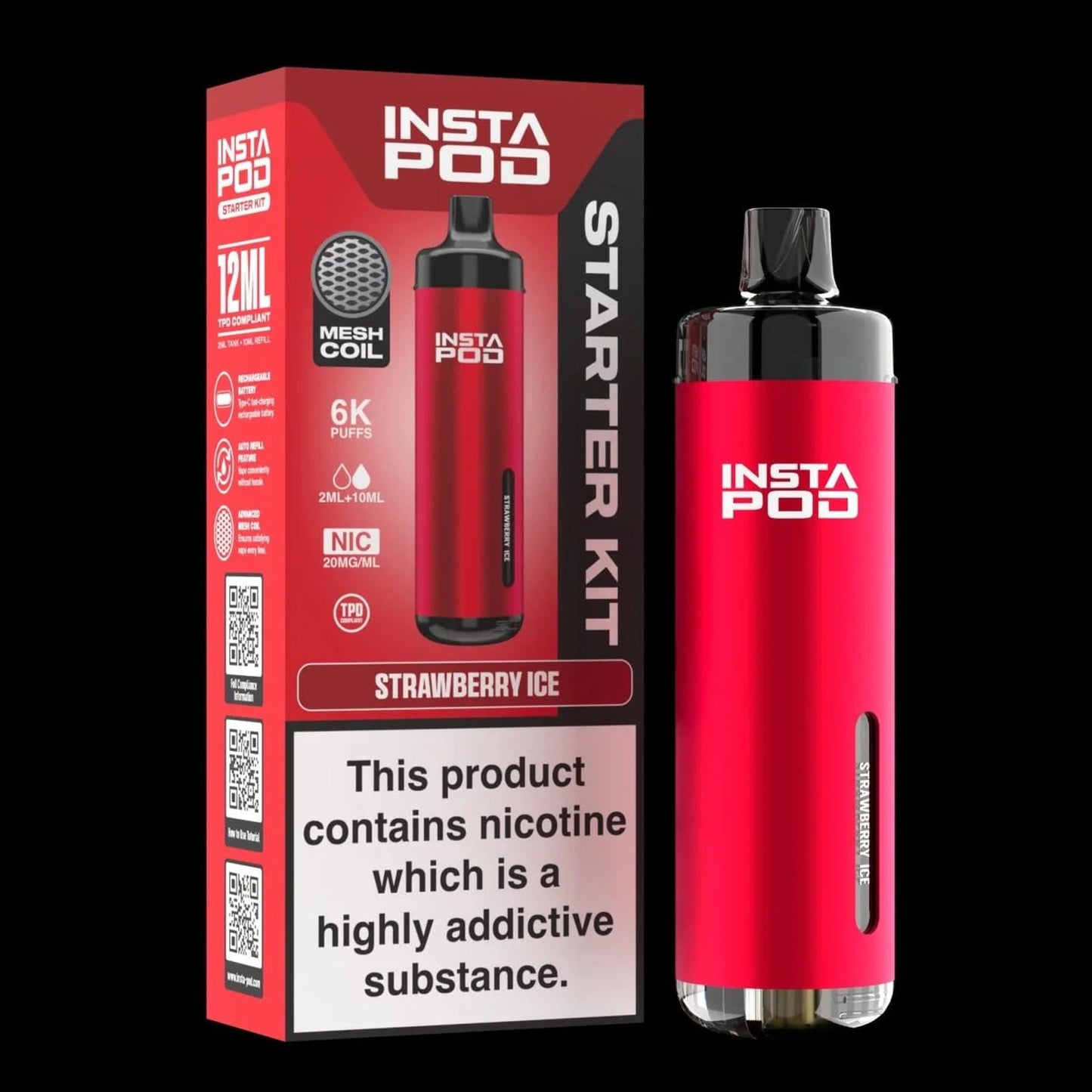 Insta Pod 6000 Prefilled Pod Vape Kit | Box of 5