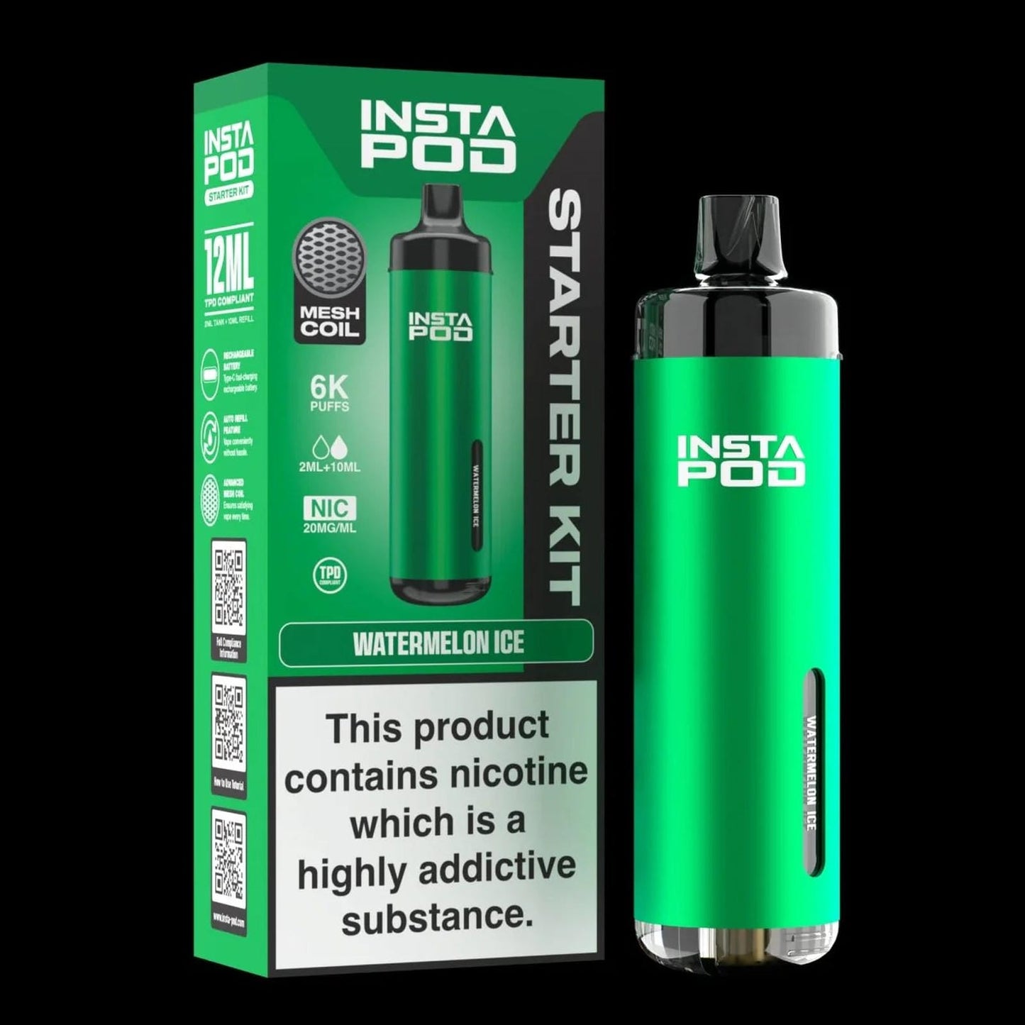 Insta Pod 6000 Prefilled Pod Vape Kit | Box of 5