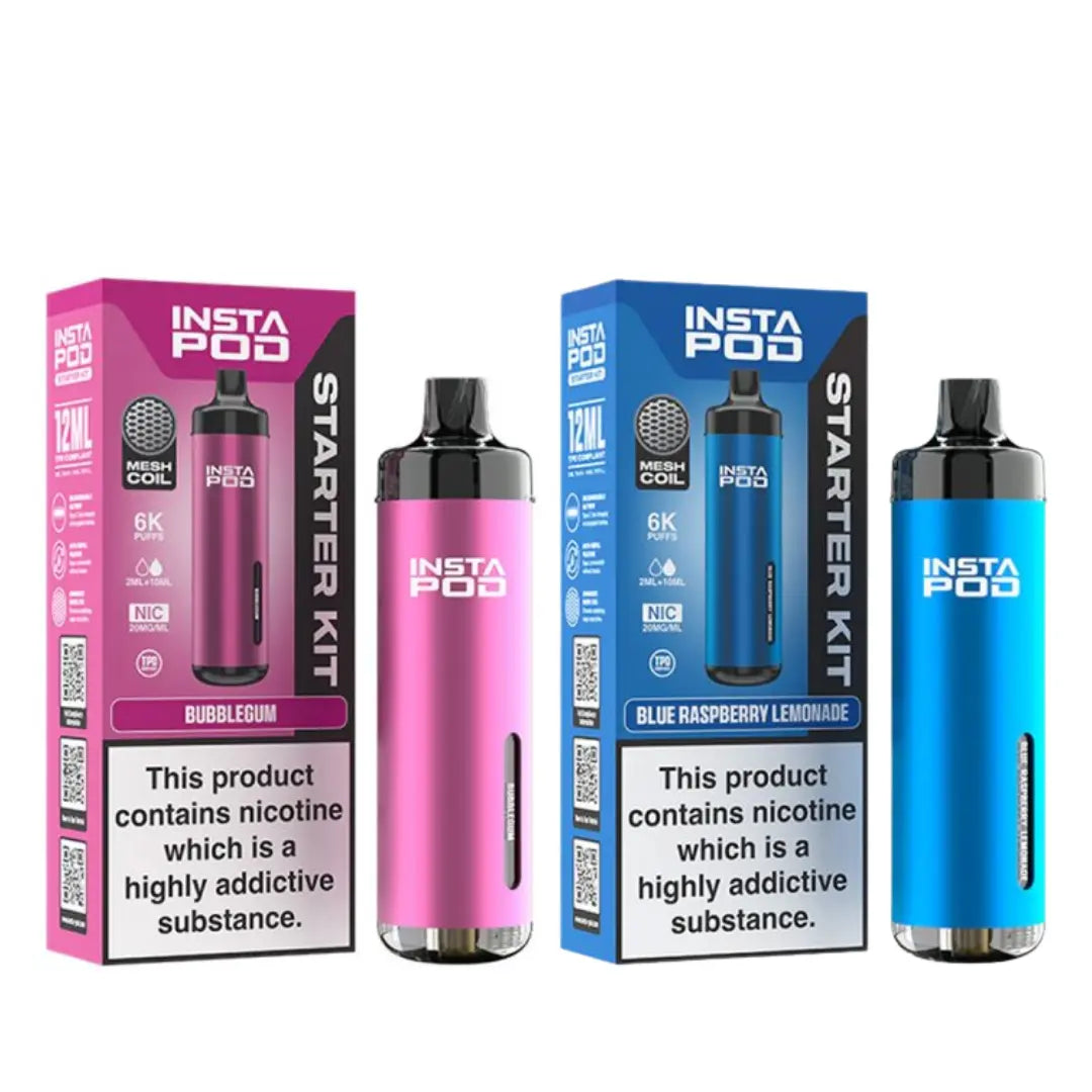 Instafill Vape Insta Pod 6000 Prefilled & Reusable Kit
