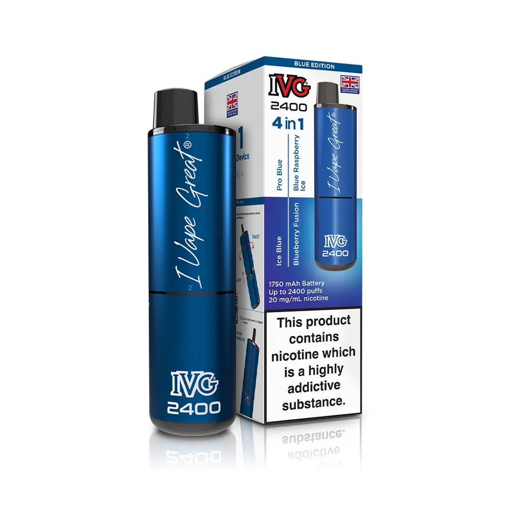 IVG 2400 Rechargeable 4 in 1 Prefilled & Reusable Pod Kit