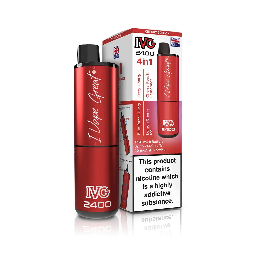 IVG 2400 Rechargeable 4 in 1 Prefilled & Reusable Pod Kit
