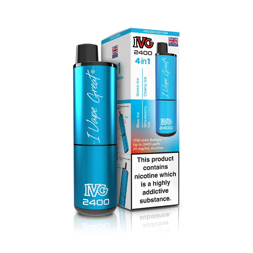 IVG 2400 Rechargeable 4 in 1 Prefilled & Reusable Pod Kit