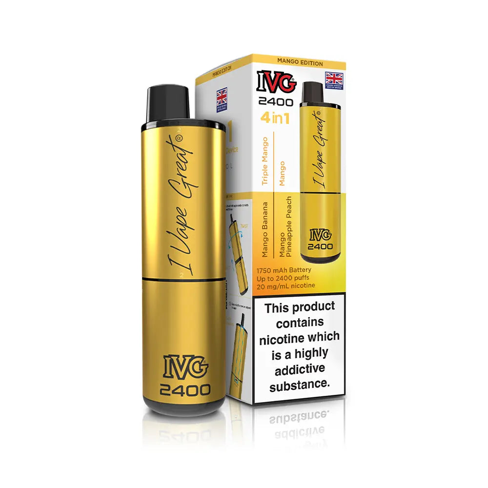 IVG 2400 Rechargeable 4 in 1 Prefilled & Reusable Pod Kit