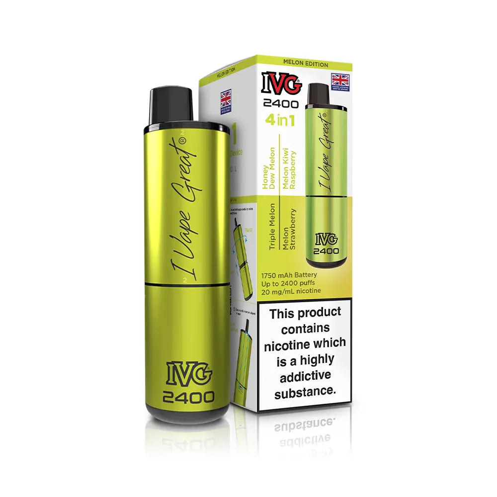 IVG 2400 Rechargeable 4 in 1 Prefilled & Reusable Pod Kit