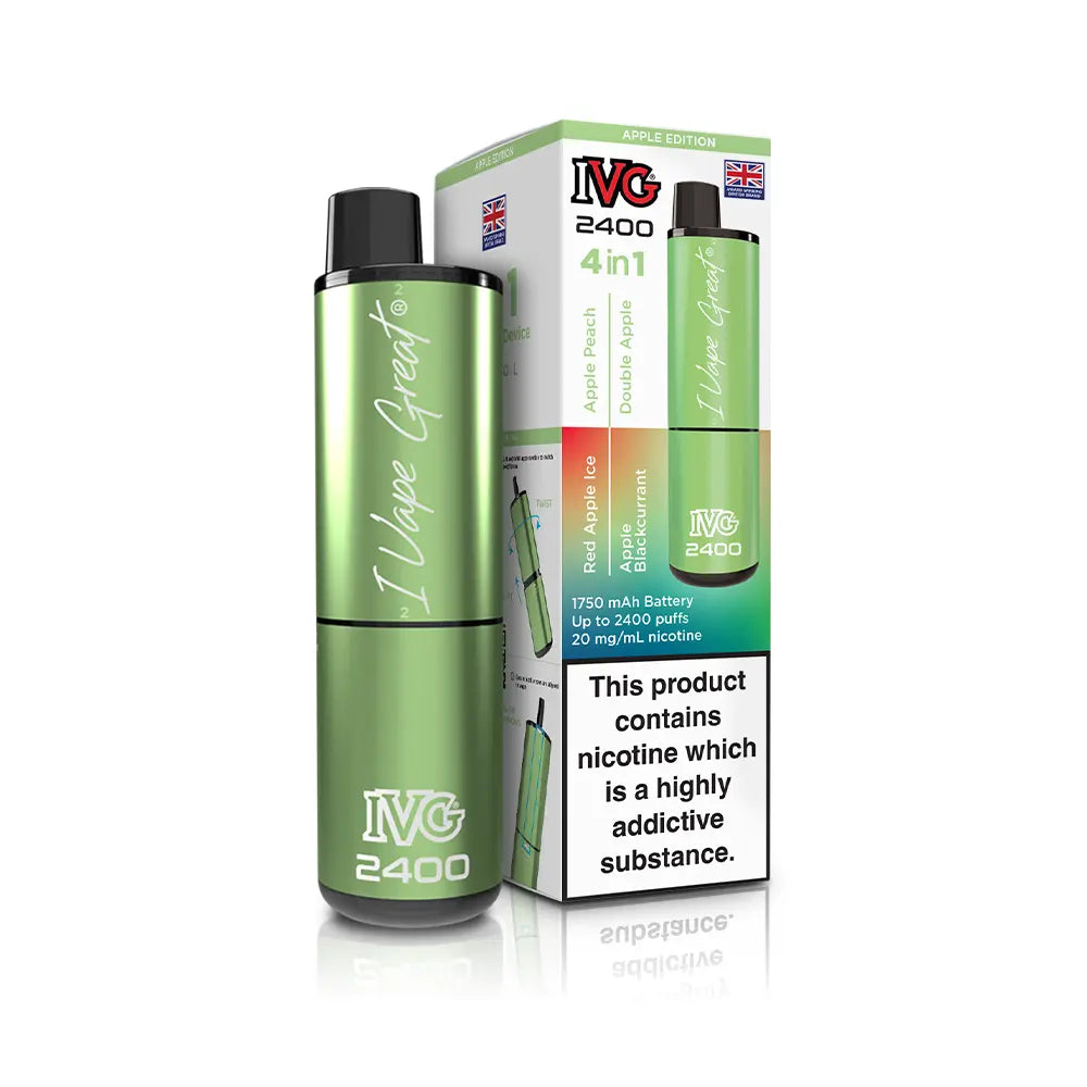 IVG 2400 Rechargeable 4 in 1 Prefilled & Reusable Pod Kit