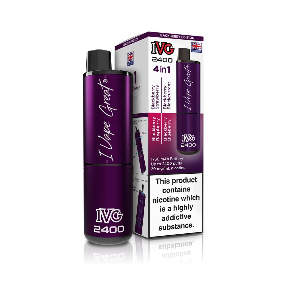 IVG 2400 Rechargeable 4 in 1 Prefilled & Reusable Pod Kit