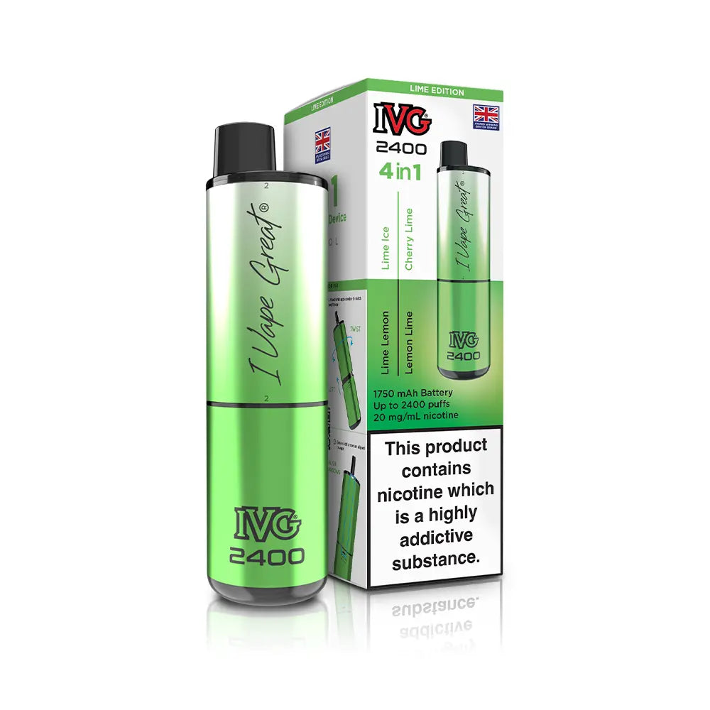 IVG 2400 Rechargeable 4 in 1 Prefilled & Reusable Pod Kit