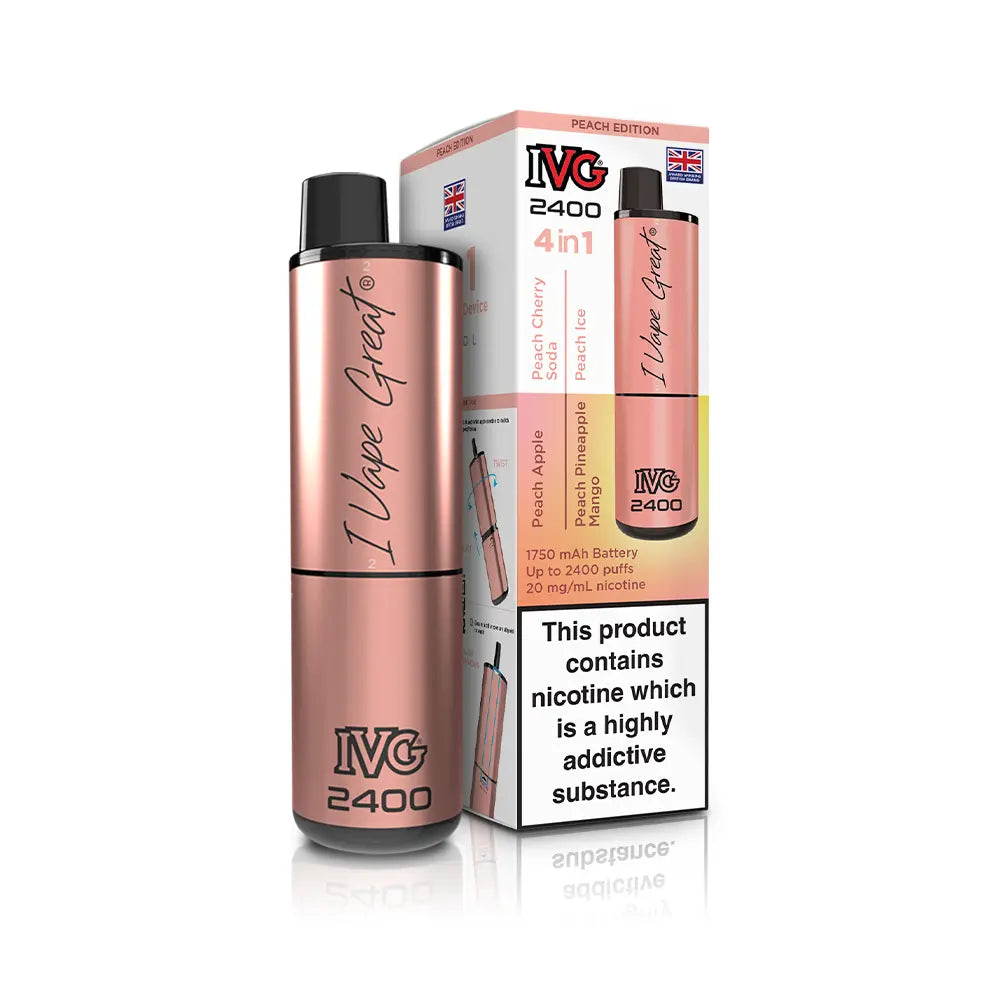 IVG 2400 Rechargeable 4 in 1 Prefilled & Reusable Pod Kit