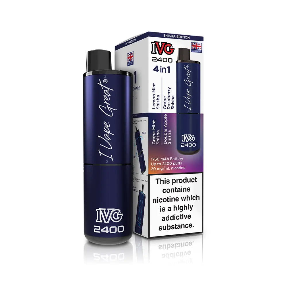 IVG 2400 Rechargeable 4 in 1 Prefilled & Reusable Pod Kit