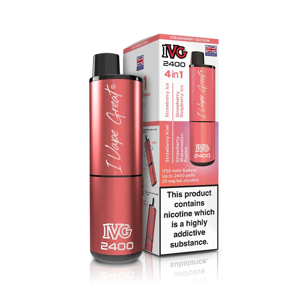 IVG 2400 Rechargeable 4 in 1 Prefilled & Reusable Pod Kit