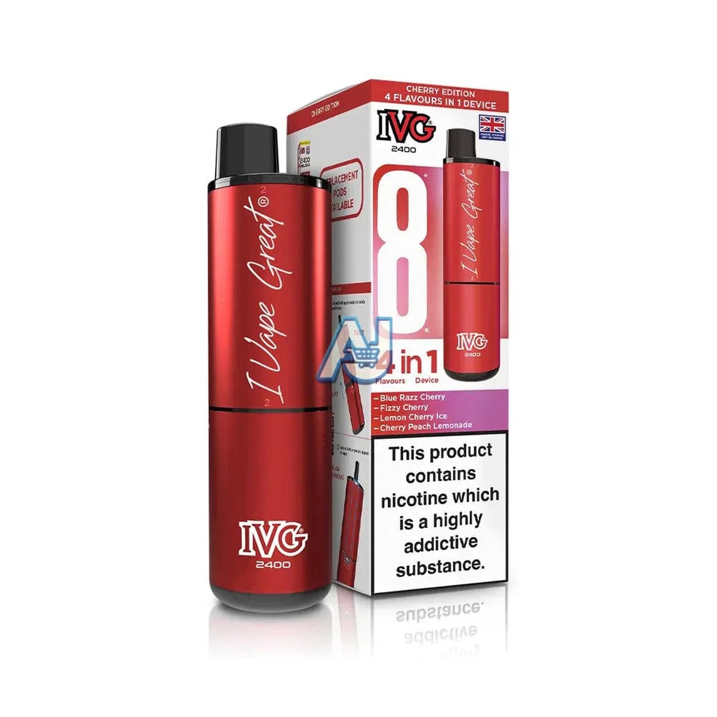 IVG 2400 Puffs Prefilled Pod Vape Kit