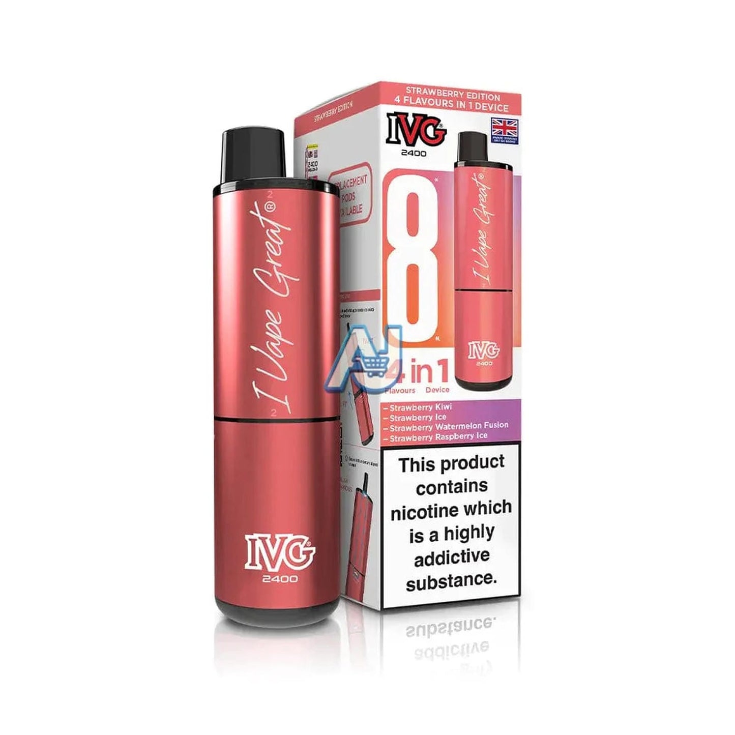 IVG 2400 Puffs Prefilled Pod Vape Kit