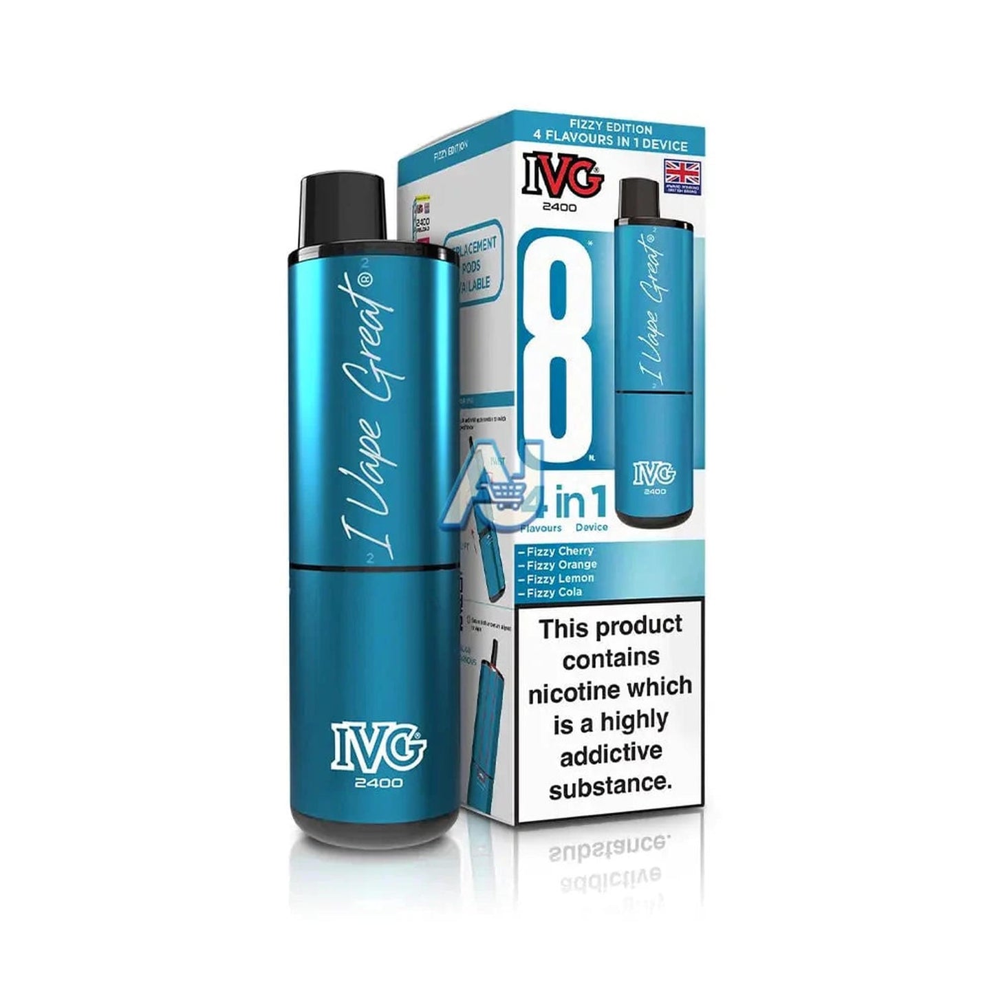 IVG 2400 Puffs Prefilled Pod Vape Kit