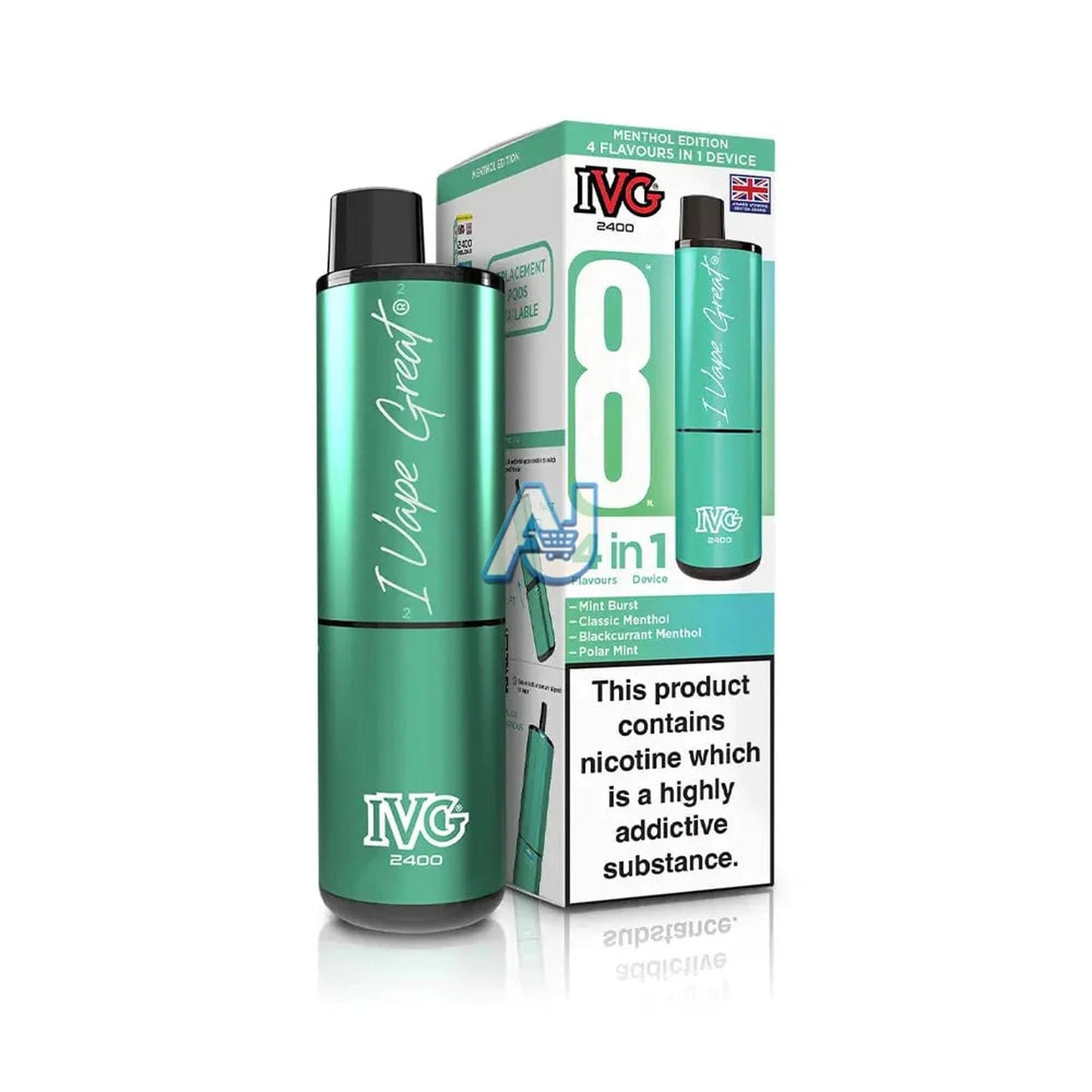 IVG 2400 Puffs Prefilled Pod Vape Kit