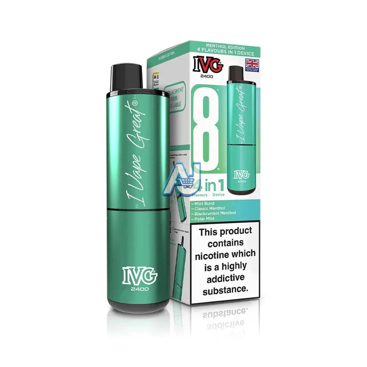 IVG 2400 Puffs Prefilled Pod Vape Kit