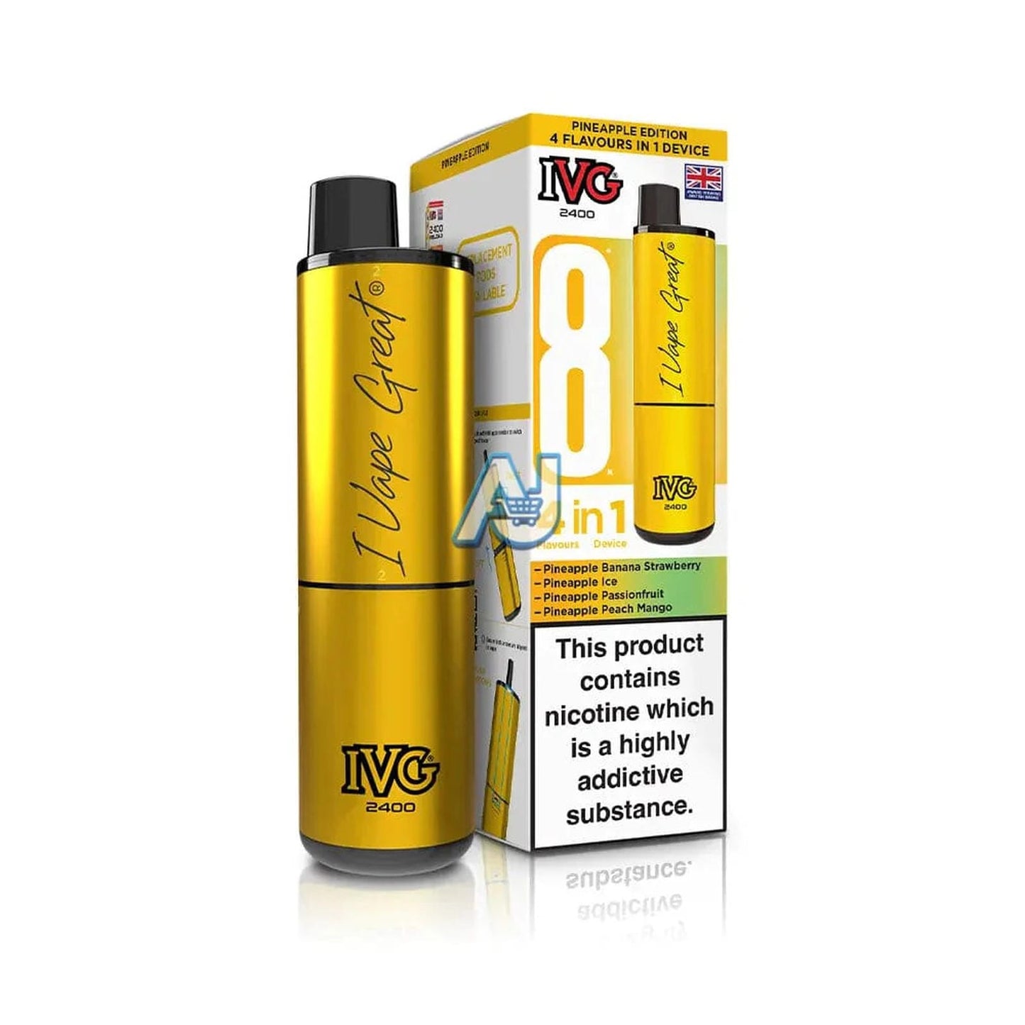 IVG 2400 Puffs Prefilled Pod Vape Kit