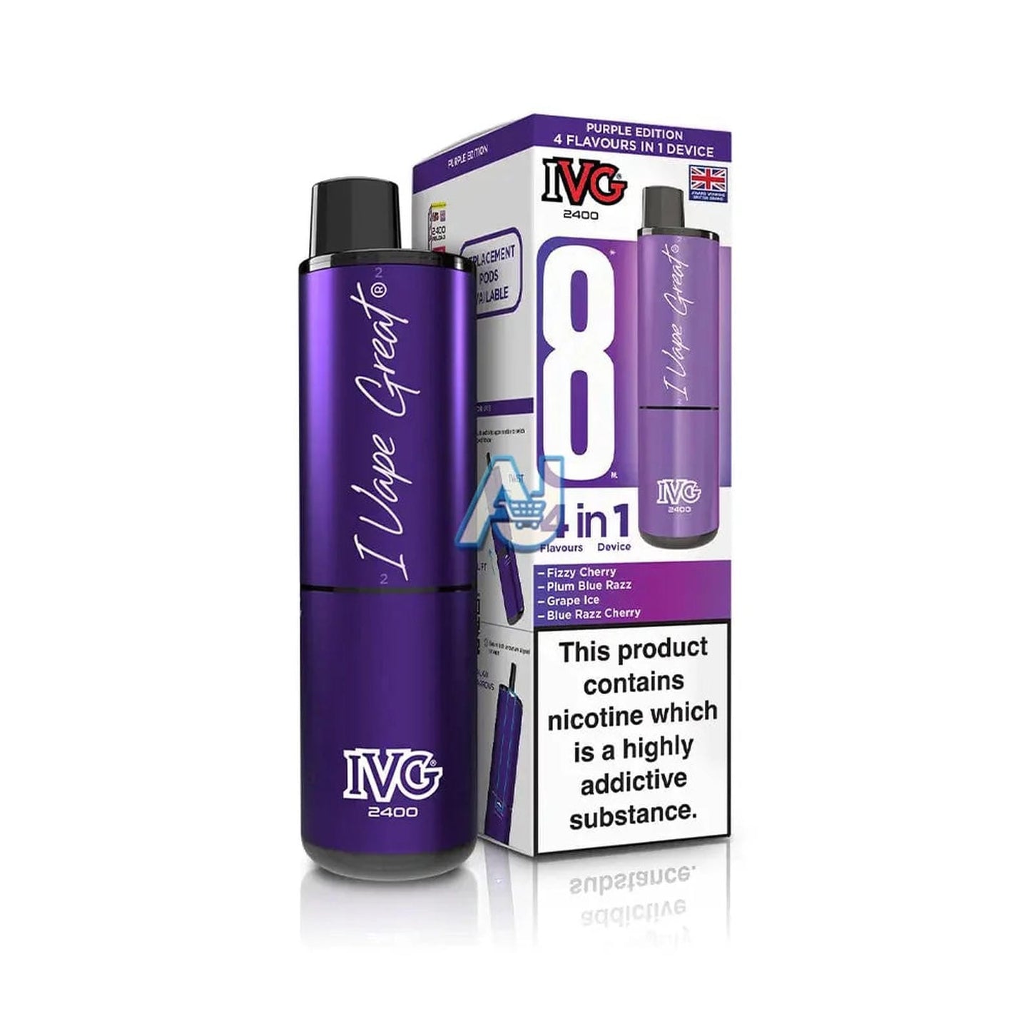IVG 2400 Puffs Prefilled Pod Vape Kit