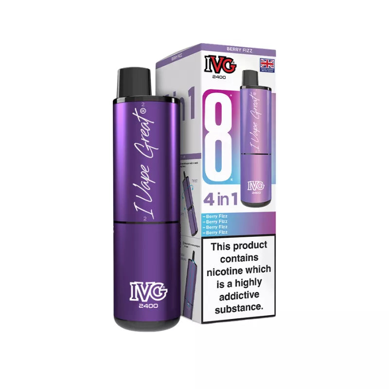 IVG 2400 Rechargeable 4 in 1 Prefilled & Reusable Pod Kit