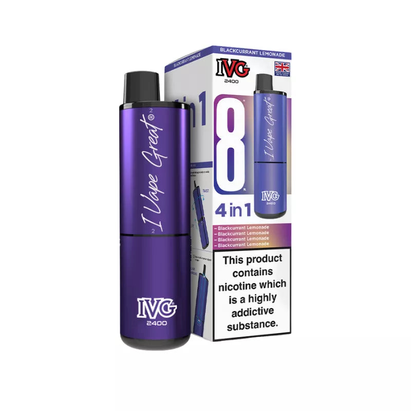 IVG 2400 Rechargeable 4 in 1 Prefilled & Reusable Pod Kit