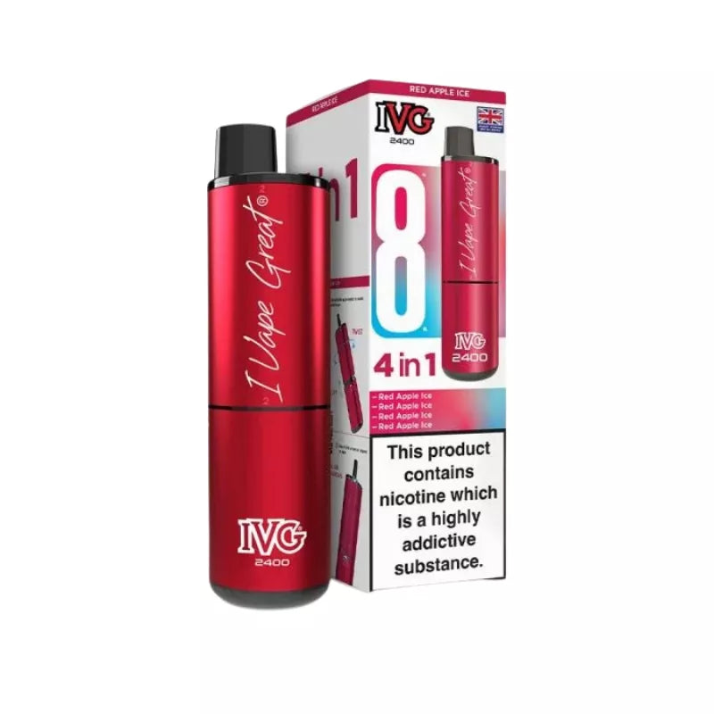 IVG 2400 Rechargeable 4 in 1 Prefilled & Reusable Pod Kit