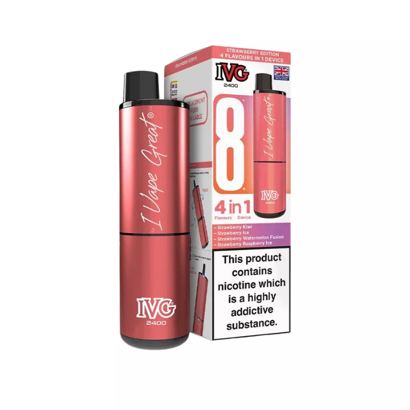 IVG 2400 Rechargeable 4 in 1 Prefilled & Reusable Pod Kit