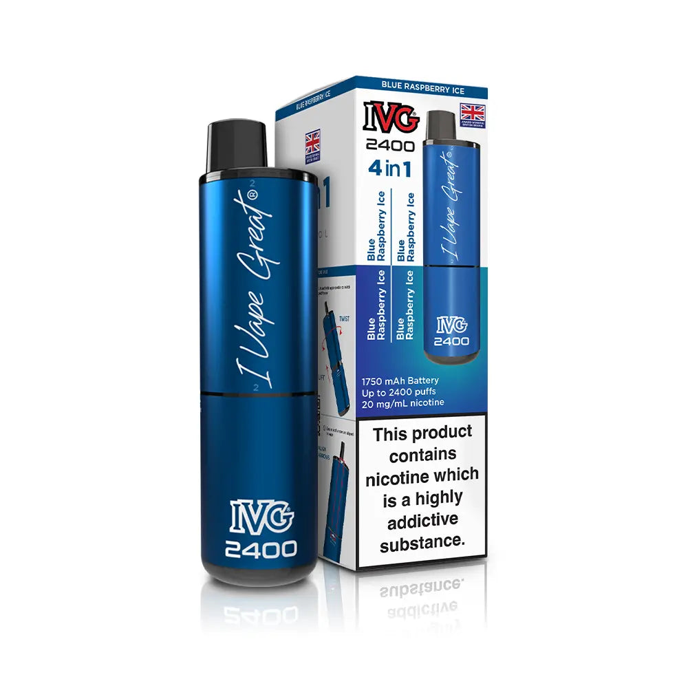 IVG 2400 Rechargeable 4 in 1 Prefilled & Reusable Pod Kit