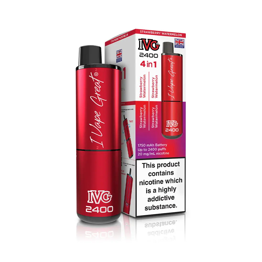 IVG 2400 Rechargeable 4 in 1 Prefilled & Reusable Pod Kit