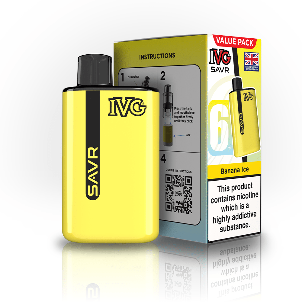 IVG SAVR 3000 Puffs Prefilled Pod Kit | Box of 5